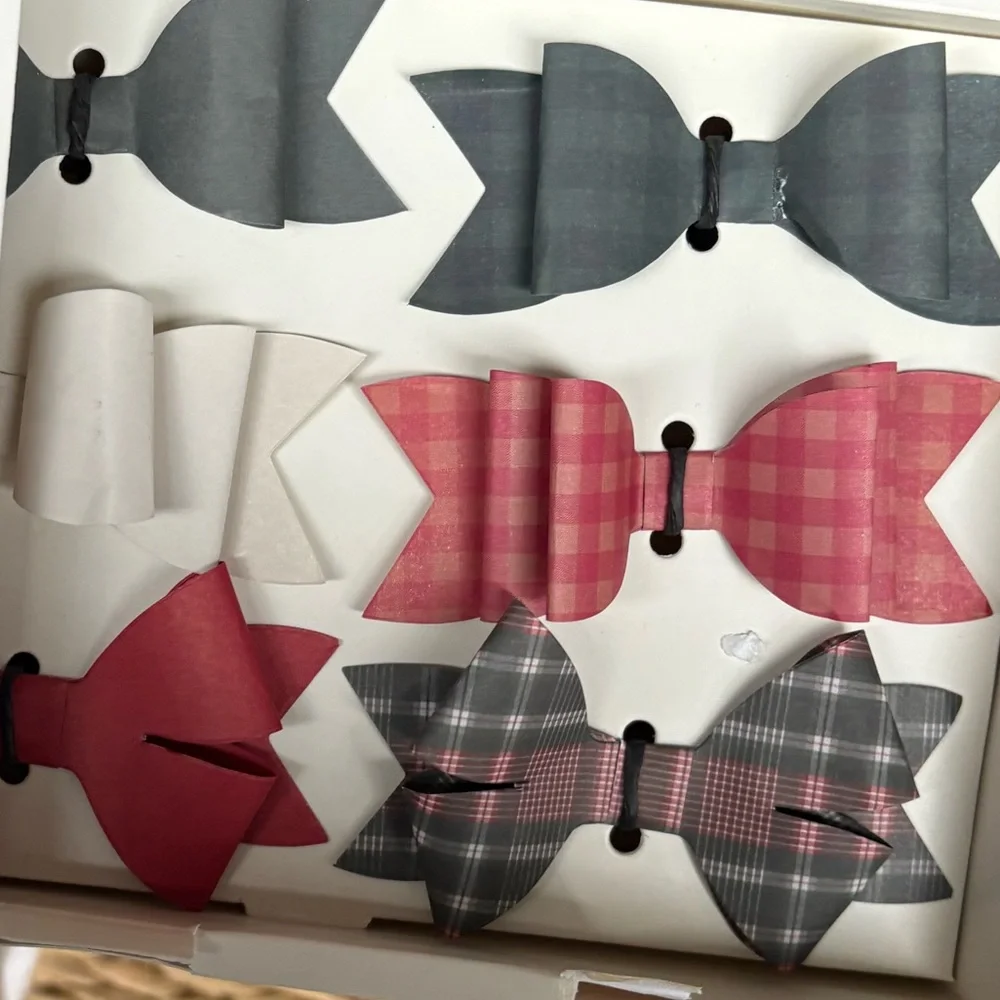 HEARTH & HAND NWT 12pc bow gift toppers